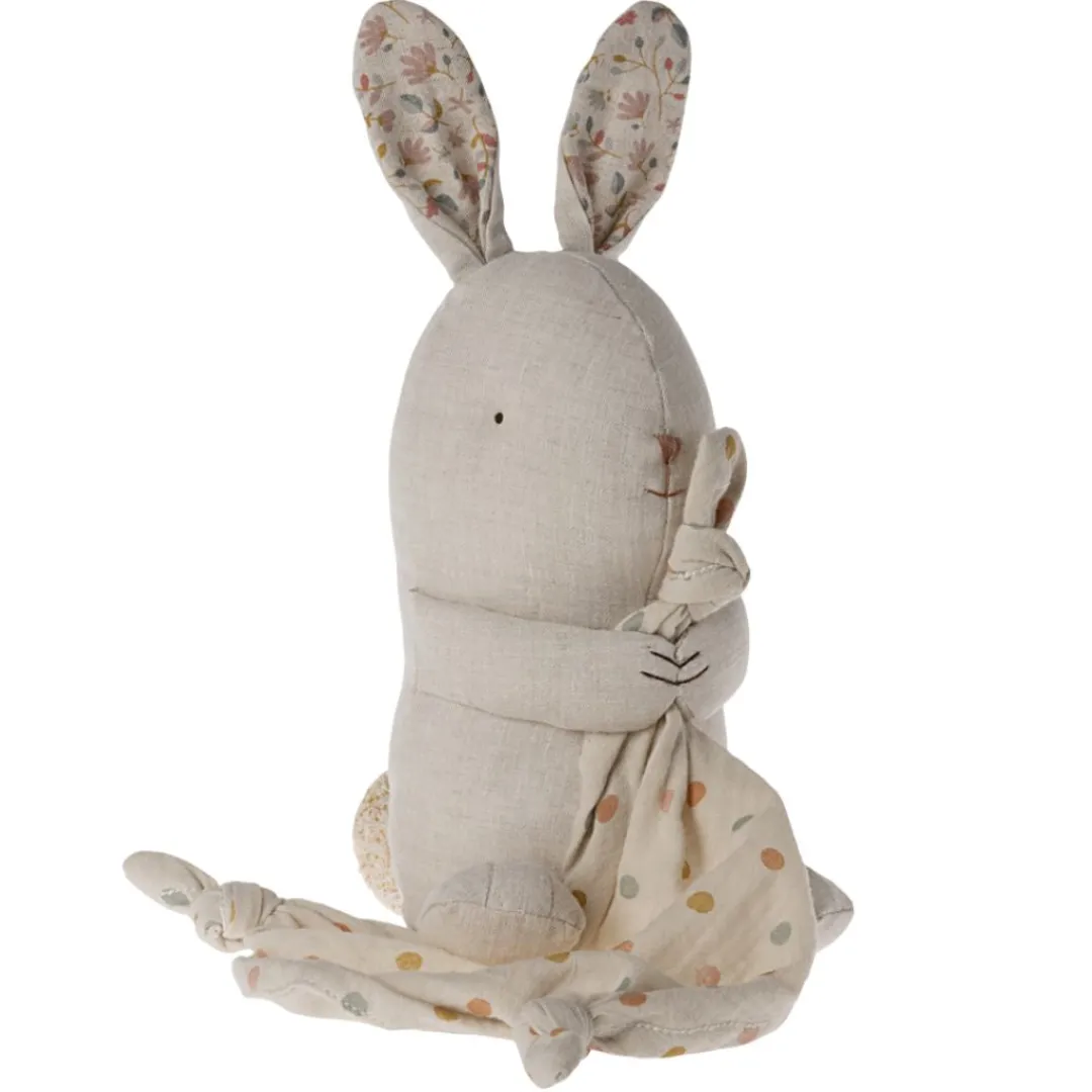 Maileg USA 12-24 Months|Maileg Collection < Bunny with Cuddle Cloth and Music Box - Natural