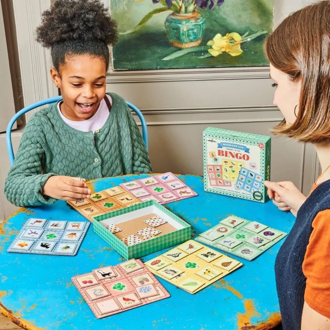 eeboo Games|4 Years < Busy Woods Bingo
