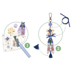 Djeco Wooden Toys|Other Crafts < Butterflies DIY Keychain Craft Kit