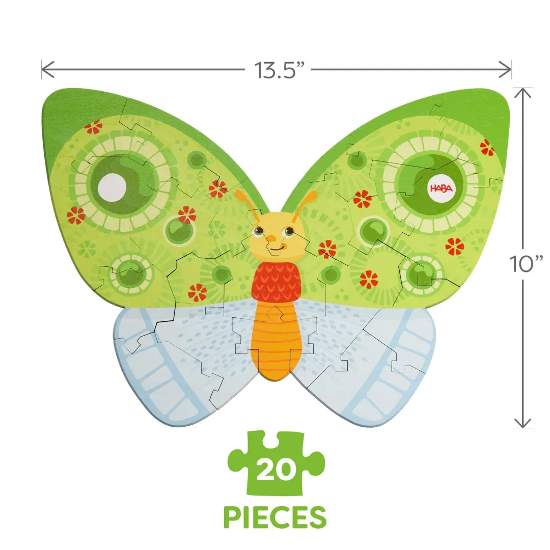 HABA Wooden Toys|Puzzles < Butterfly 2-in-1 Wooden Puzzle