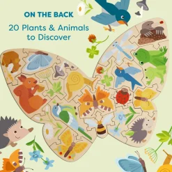 HABA Wooden Toys|Puzzles < Butterfly 2-in-1 Wooden Puzzle