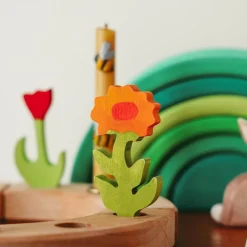 Grimm's Spiel u0026 Holz Summer Nature Table|Wooden Toys < Calendula Flower Decorative Figure