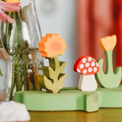 Grimm's Spiel u0026 Holz Summer Nature Table|Wooden Toys < Calendula Flower Decorative Figure