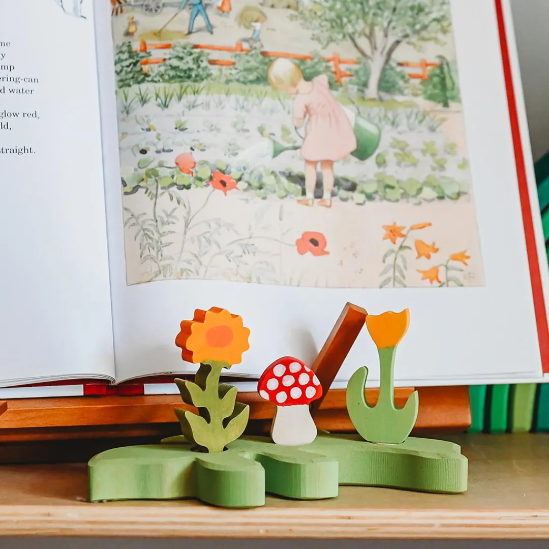 Grimm's Spiel u0026 Holz Summer Nature Table|Wooden Toys < Calendula Flower Decorative Figure