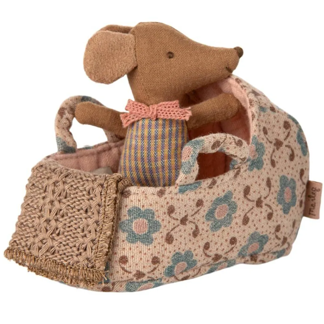 Maileg Maileg Collection|4 Years < Carry Cot for Baby Mouse