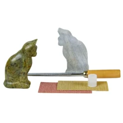 Studiostone Creative Stem Toys|Stem Toys < Cat Soapstone Carving Kit
