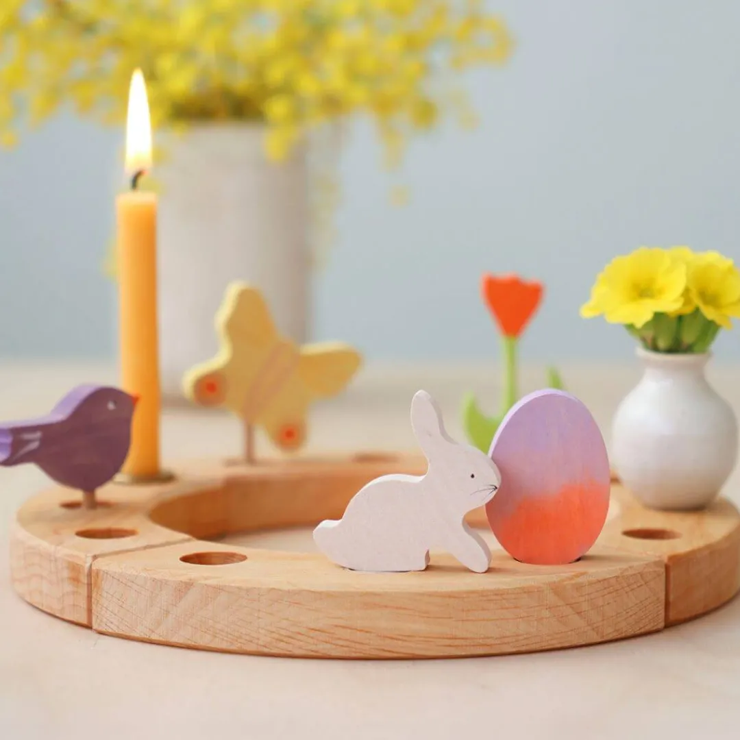 Grimm's Spiel u0026 Holz Handmade Toys|Parents < Celebration Ring Decorations - Easter Egg and Bunny