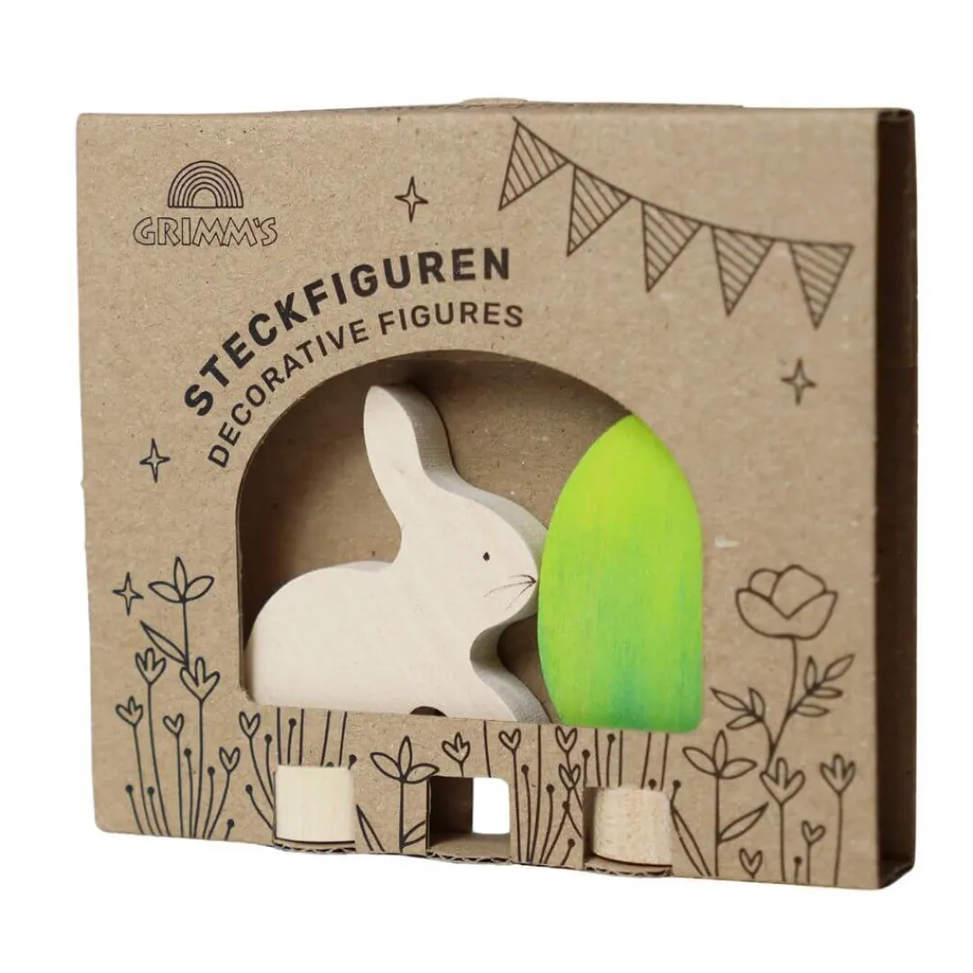 Grimm's Spiel u0026 Holz Handmade Toys|Parents < Celebration Ring Decorations - Easter Egg and Bunny