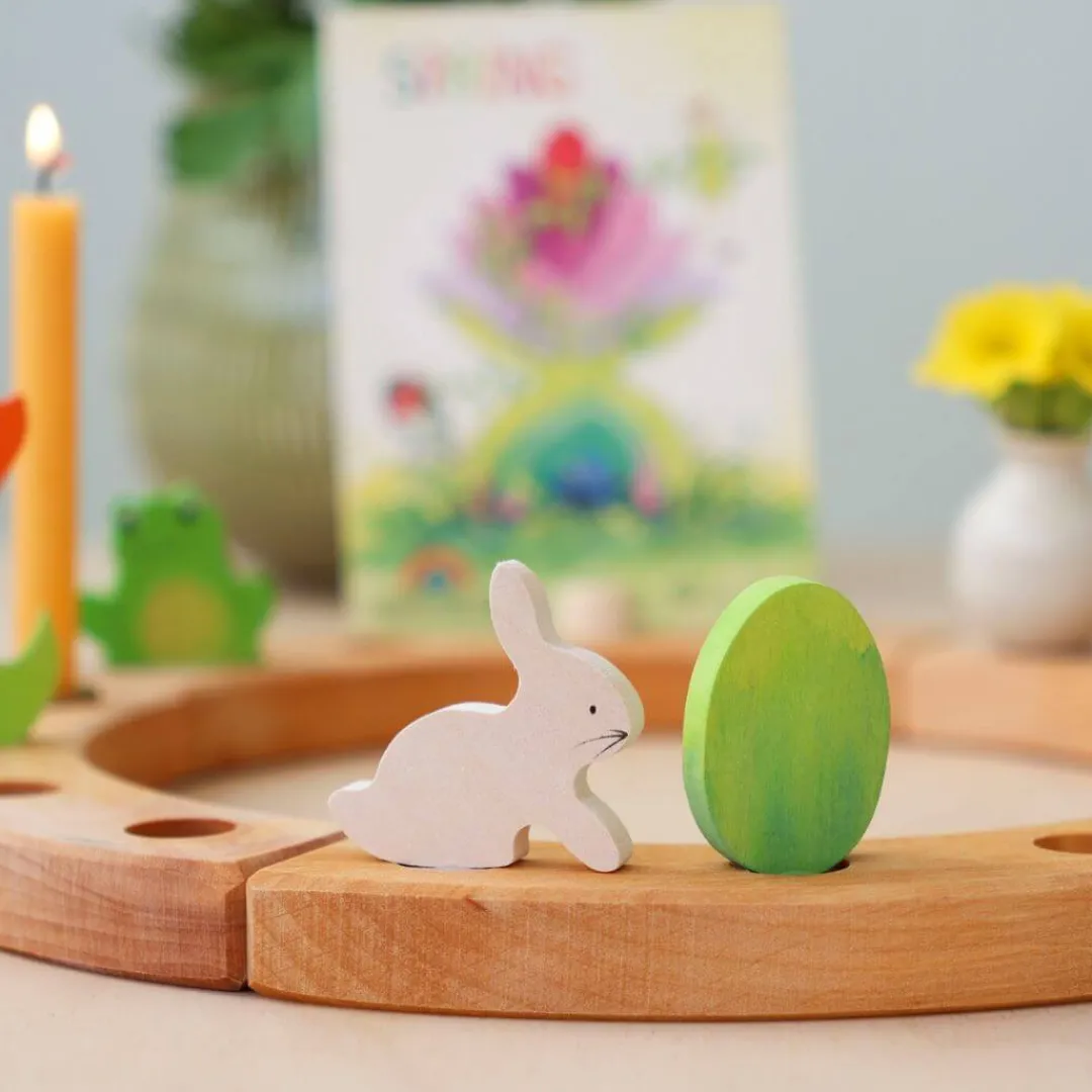 Grimm's Spiel u0026 Holz Handmade Toys|Parents < Celebration Ring Decorations - Easter Egg and Bunny