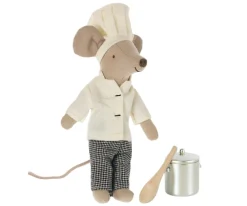 Maileg Maileg Collection|4 Years < Chef Mouse with Soup Pot and Spoon