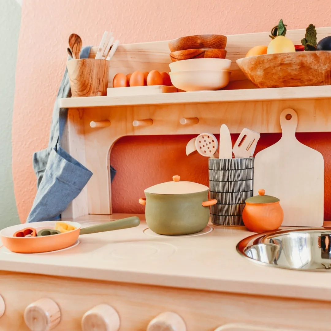 Bella Luna Toys Wooden Toys|4 Years < Chef's Wooden Play Kitchen