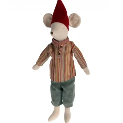 Maileg 12-24 Months|Maileg Collection < Christmas Mouse, Medium-Sized Big Brother
