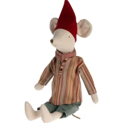 Maileg 12-24 Months|Maileg Collection < Christmas Mouse, Medium-Sized Big Brother