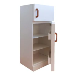Bella Luna Toys Wooden Toys|4 Years < Classic White Wooden Play Refrigerator