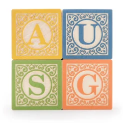 Uncle Goose Early Learning|4 Years < Classic Wooden Alphabet Blocks