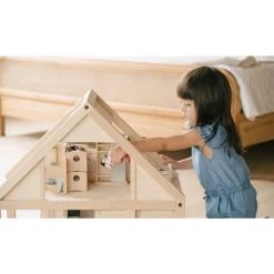 PlanToys USA Dollhouses|Wooden Toys < Classic Wooden Dollhouse