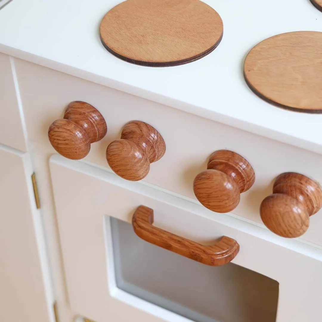 Lapp's Wooden Toys|4 Years < Classic Wooden Play Kitchen - White