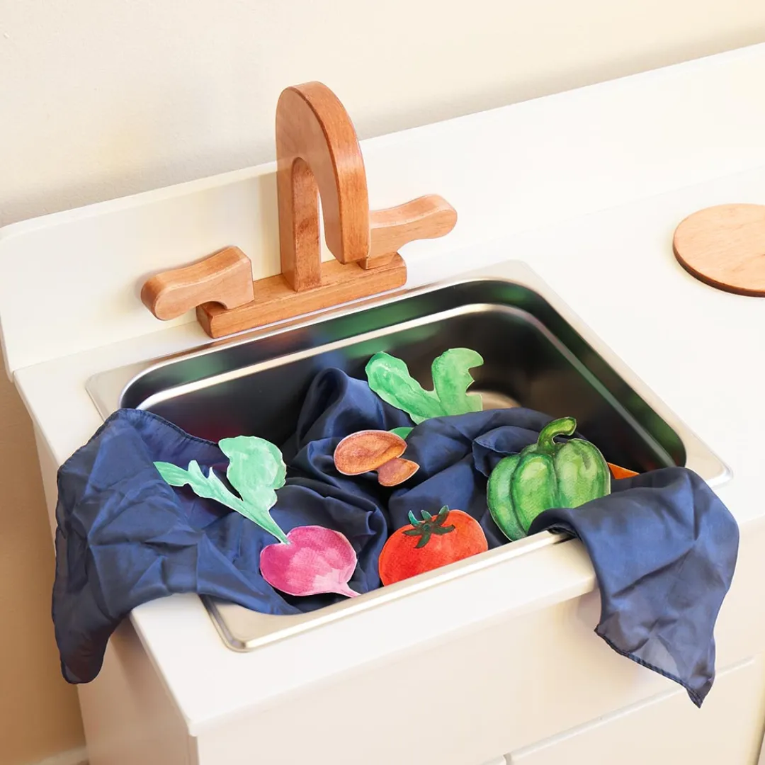 Lapp's Wooden Toys|4 Years < Classic Wooden Play Kitchen - White