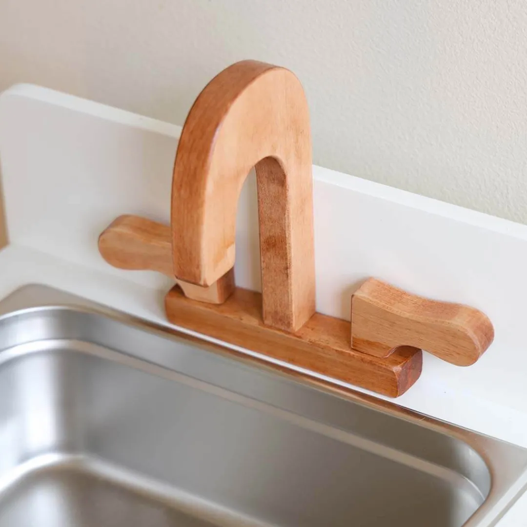 Lapp's Wooden Toys|4 Years < Classic Wooden Play Kitchen - White