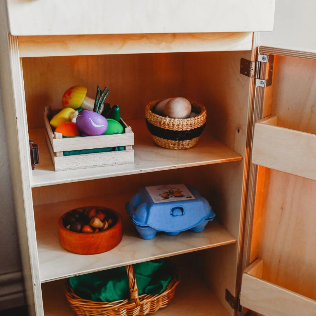 Lapp's Wooden Toys|4 Years < Classic Wooden Play Refrigerator