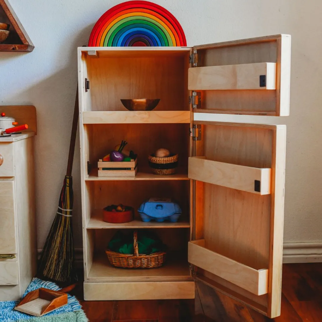 Lapp's Wooden Toys|4 Years < Classic Wooden Play Refrigerator