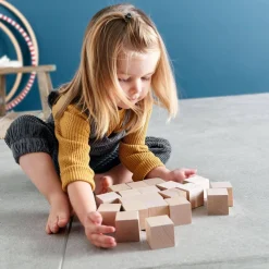 HABA 12-24 Months|Wooden Toys < Clever Up! Unit Wooden Block Building System 1.0