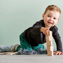 HABA 12-24 Months|Wooden Toys < Clever Up! Unit Wooden Block Building System 1.0