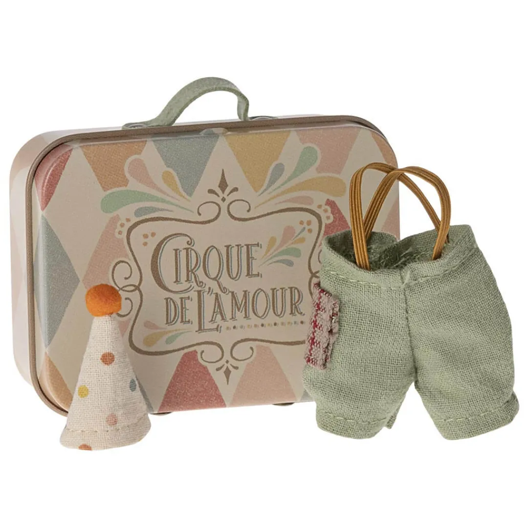 Maileg Maileg Collection|4 Years < Clown Clothes in a Suitcase - Little Brother Mouse