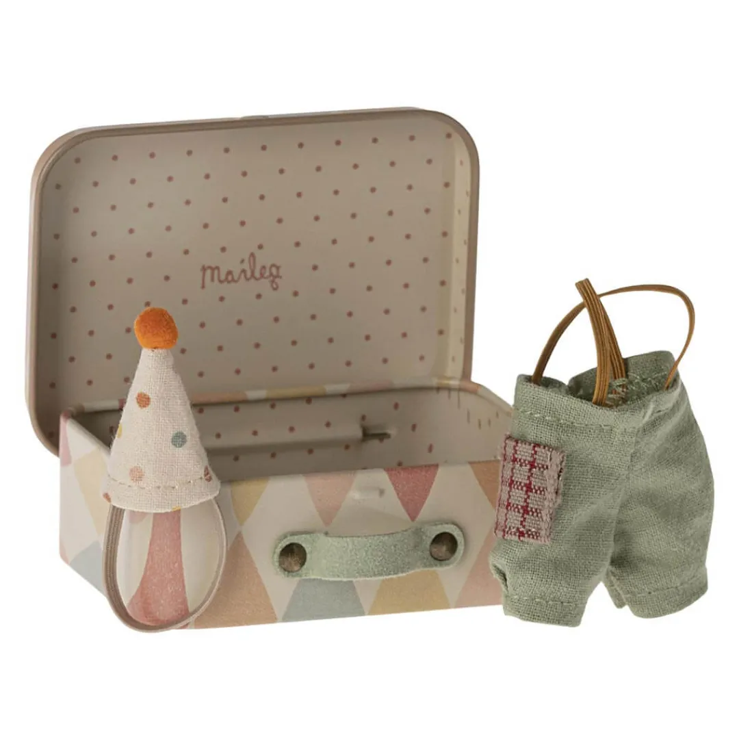 Maileg Maileg Collection|4 Years < Clown Clothes in a Suitcase - Little Brother Mouse