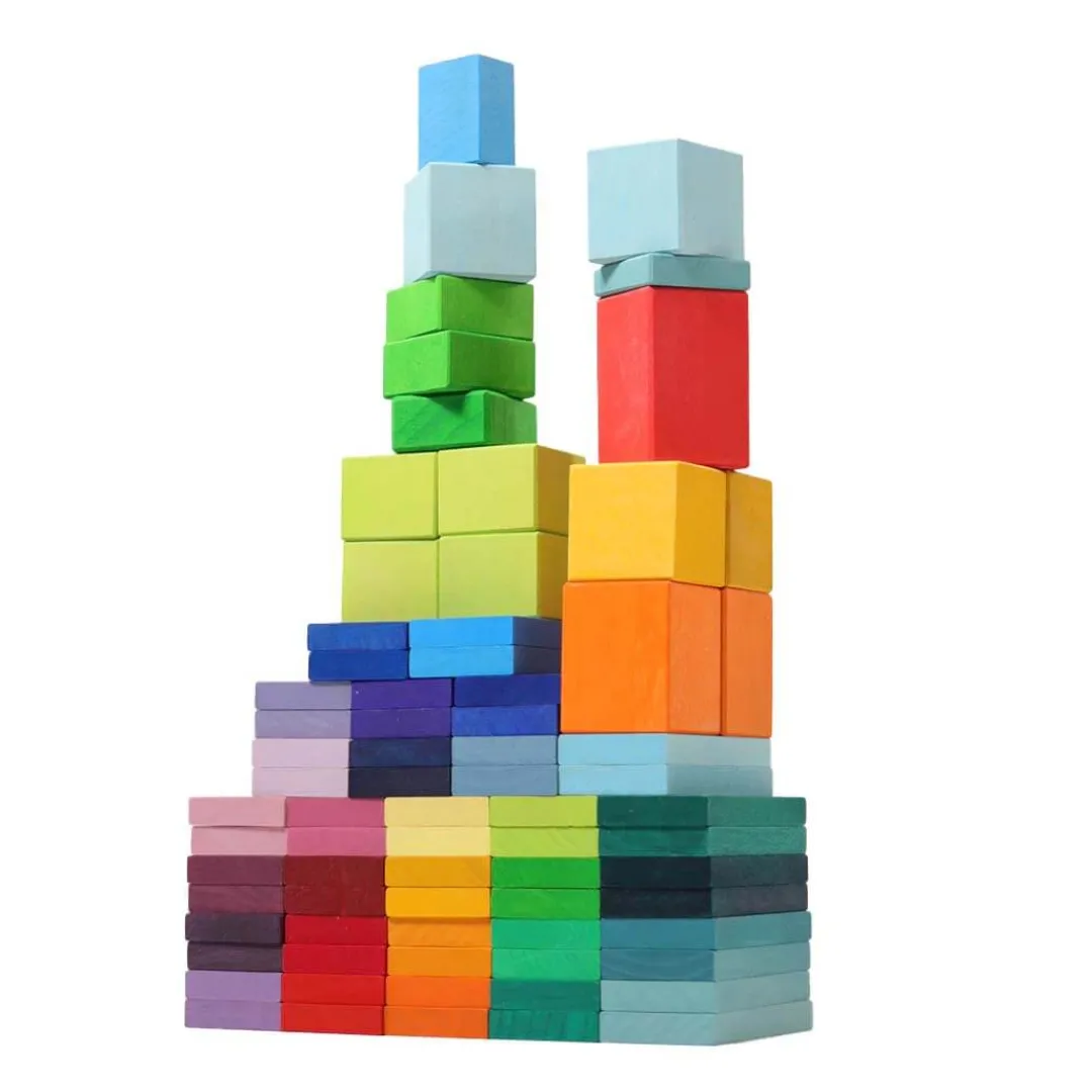 Grimm's Spiel u0026 Holz Marble & Ball Runs|Wooden Toys < Color Chart Rally Wooden Blocks Set