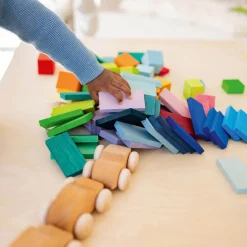 Grimm's Spiel u0026 Holz Marble & Ball Runs|Wooden Toys < Color Chart Rally Wooden Blocks Set