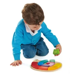 Tender Leaf Toys Wooden Toys|Early Learning < Color Me Happy Snake Puzzle
