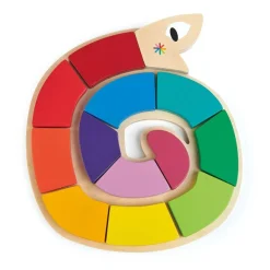 Tender Leaf Toys Wooden Toys|Early Learning < Color Me Happy Snake Puzzle