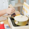 PlanToys Wooden Toys|4 Years < Cooking Utensils Set