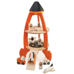 Tender Leaf Wooden Toys|4 Years < Cosmic Wooden Rocket Play Set