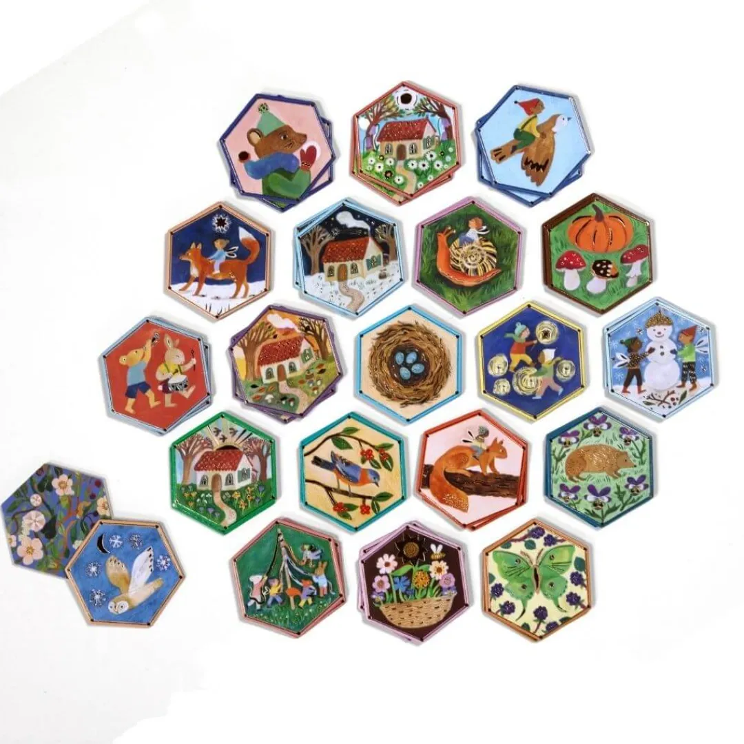 eeBoo Fairies & Gnomes|Games < Cottage Fairies Matching Game