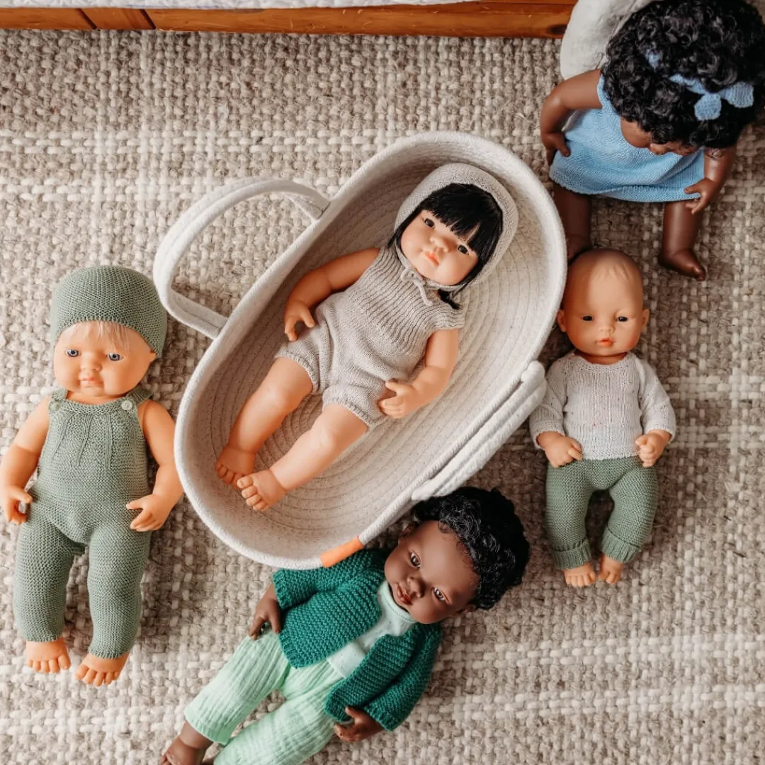 Miniland 4 Years|3 Years < Cotton Doll Basket Carrier