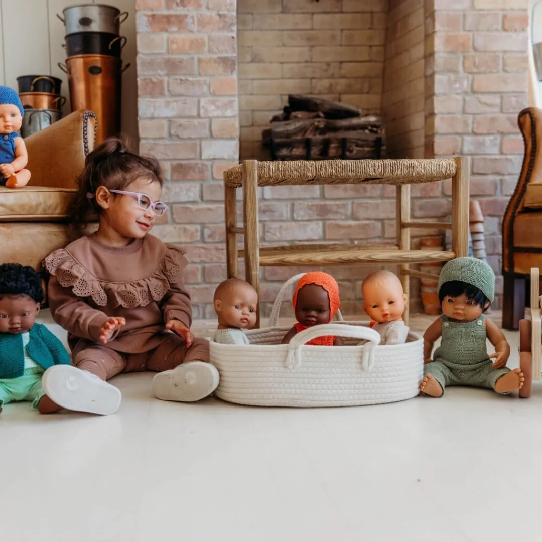 Miniland 4 Years|3 Years < Cotton Doll Basket Carrier
