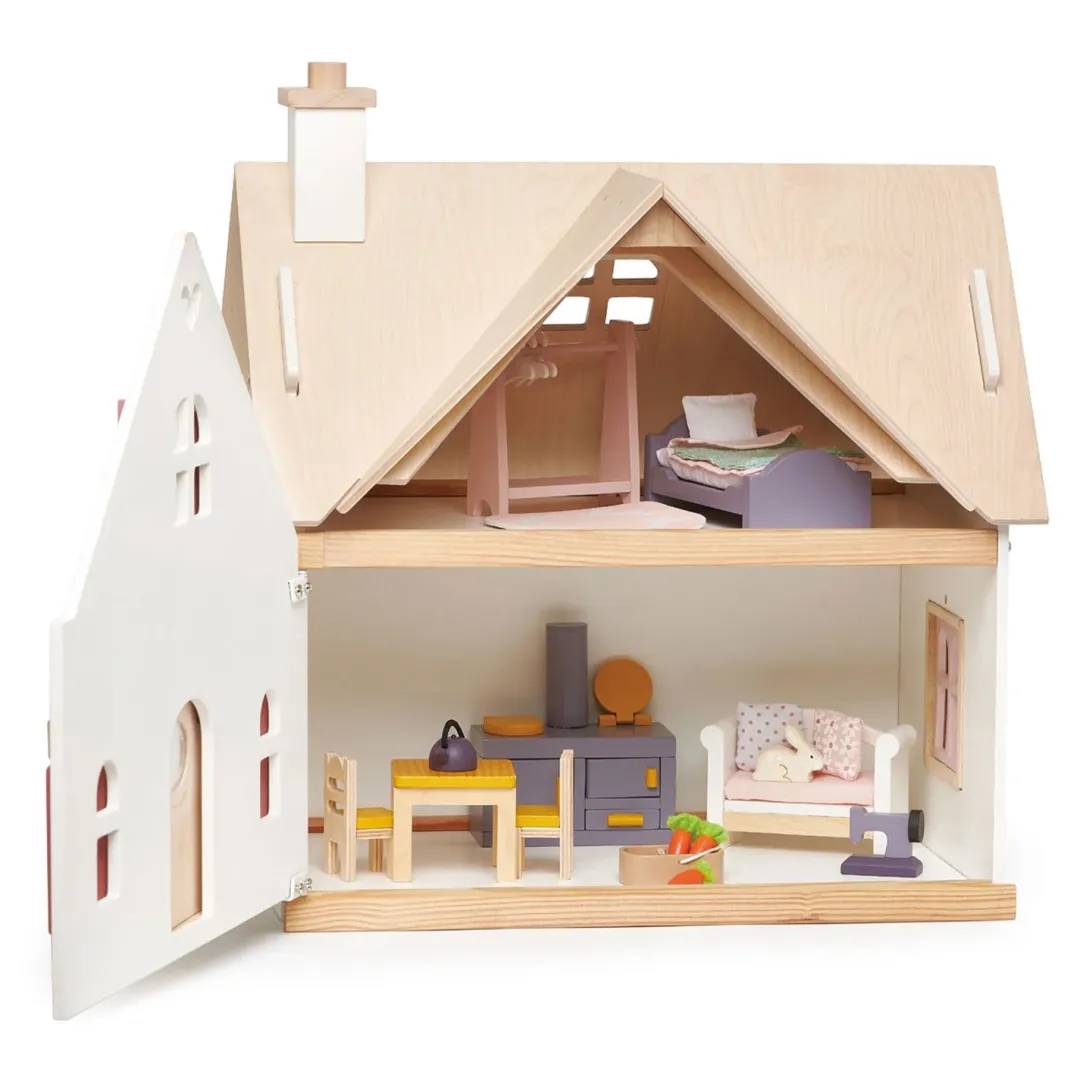 Tender Leaf Dollhouses|Wooden Toys < Cottontail Cottage Wooden Dollhouse