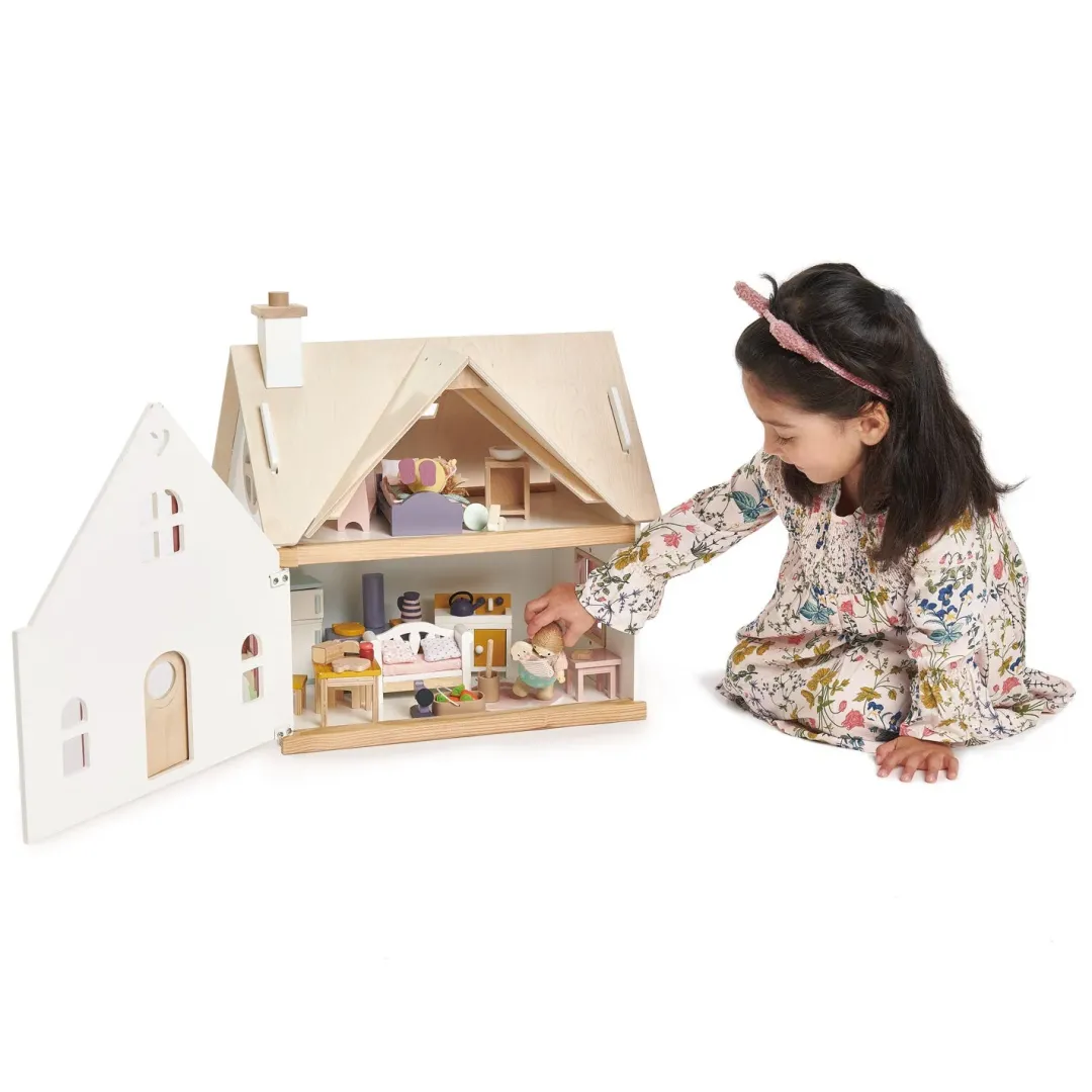 Tender Leaf Dollhouses|Wooden Toys < Cottontail Cottage Wooden Dollhouse