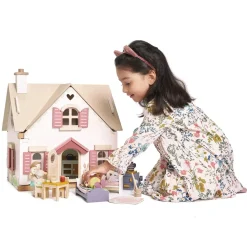 Tender Leaf Dollhouses|Wooden Toys < Cottontail Cottage Wooden Dollhouse