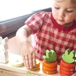 Tender Leaf Toys Early Learning|Wooden Toys < Counting Carrots Stacker