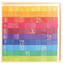 Grimm's Spiel u0026 Holz Wooden Toys|Early Learning < Counting with Colors Wooden Number Chart