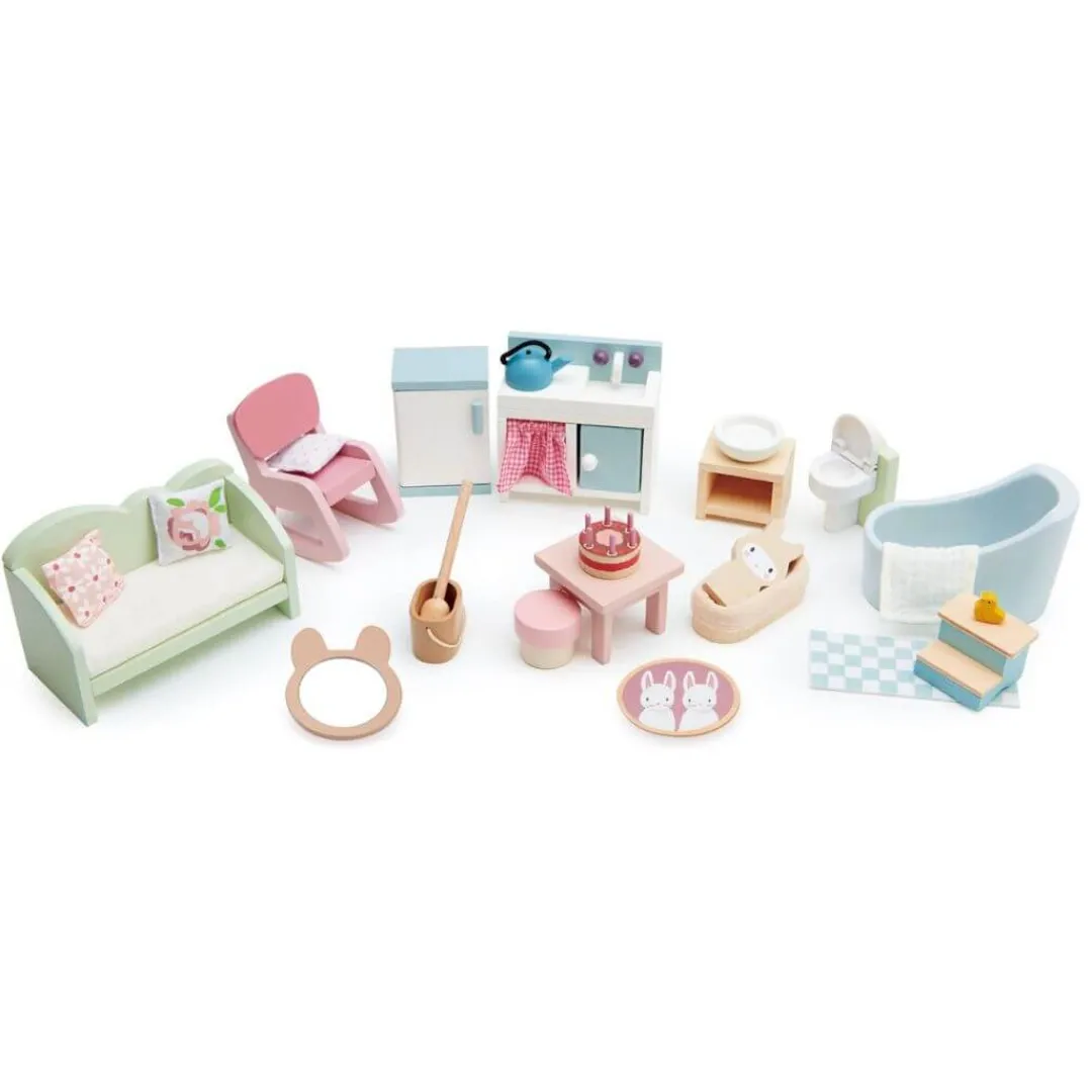 Tender Leaf Wooden Toys|4 Years < Countryside Dollhouse Furniture Set