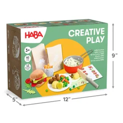 HABA Wooden Toys|4 Years < Creative Play Fresh Box - Play Food Meal Kit