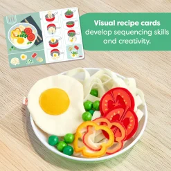 HABA Wooden Toys|4 Years < Creative Play Fresh Box - Play Food Meal Kit