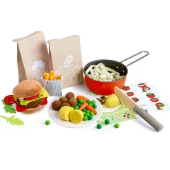 HABA Wooden Toys|4 Years < Creative Play Fresh Box - Play Food Meal Kit
