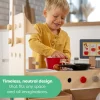 HABA Wooden Toys|4 Years < Creative Play 3 in 1 – Play Kitchen, Store & Workshop