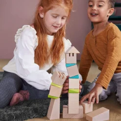 HABA Wooden Toys|4 Years < Crooked Tower Wooden Blocks