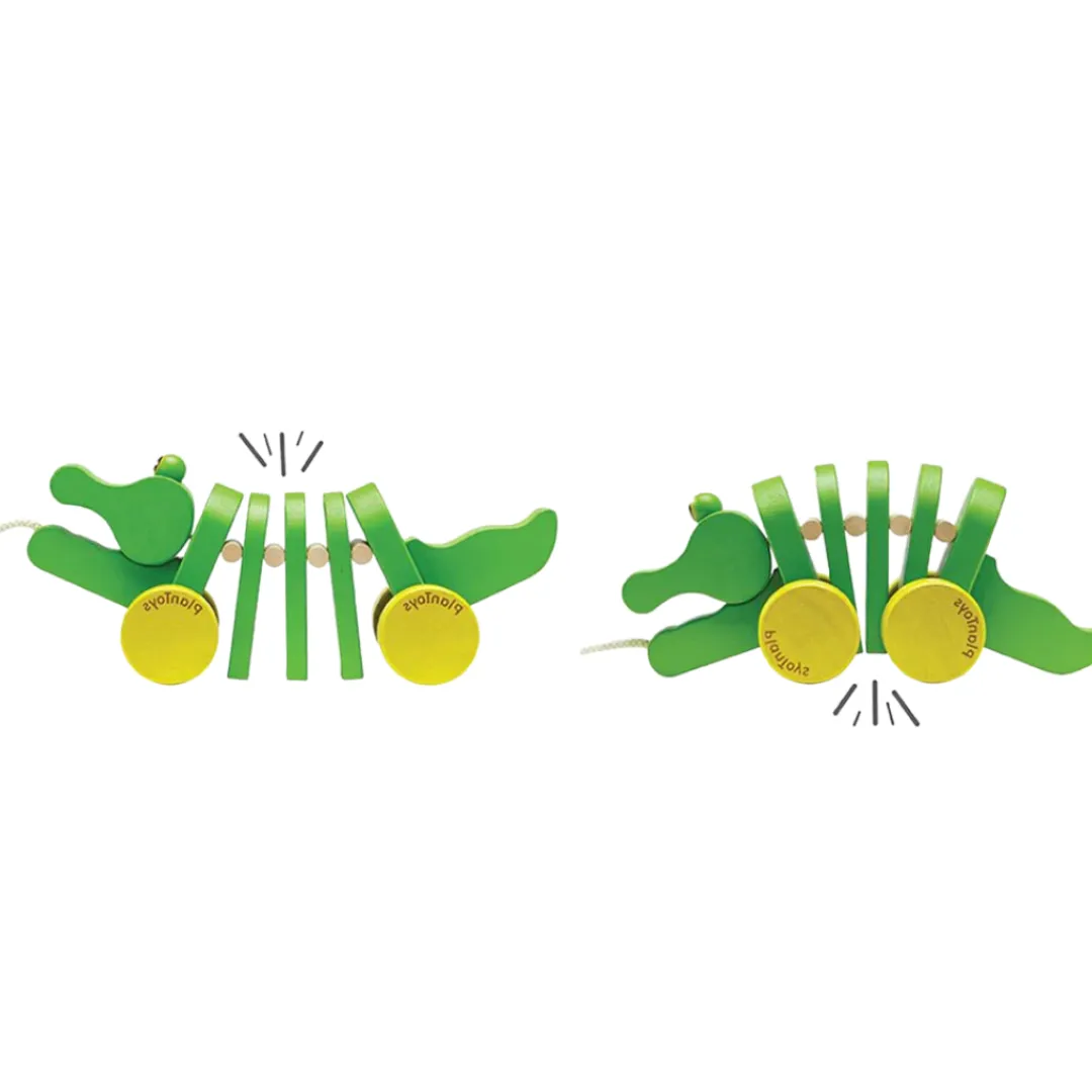 PlanToys 12-24 Months|Baby Walkers & Pull Toys < Dancing Alligator Wooden Pull Toy